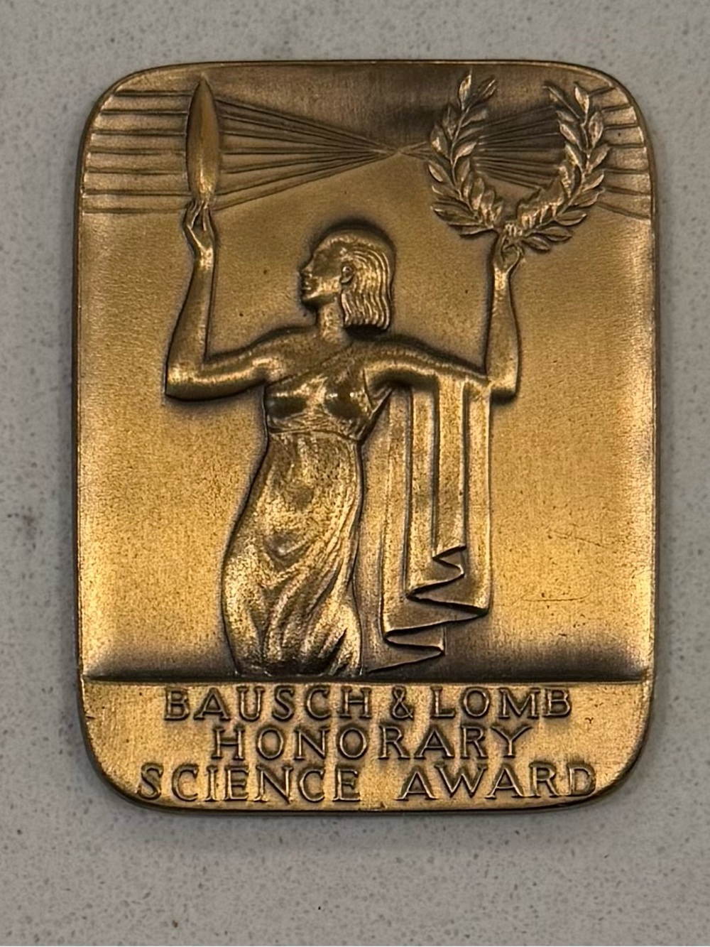 Vintage Bausch Lomb Honorary Science Award